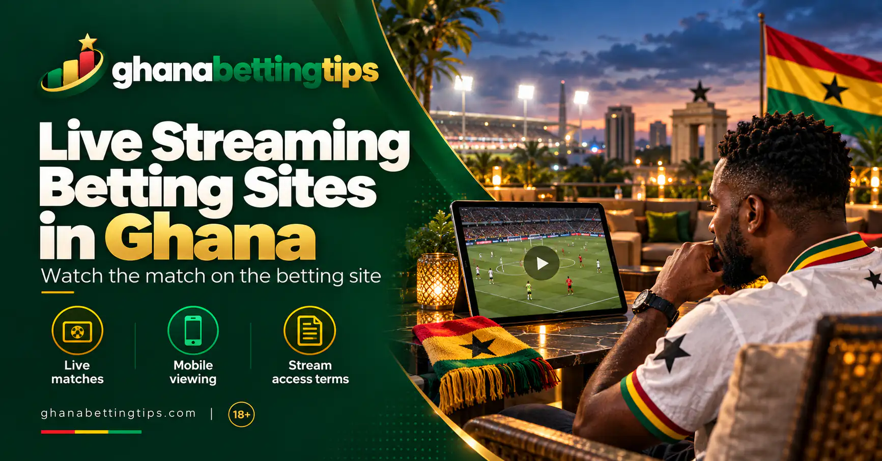 Live streaming betting sites in Ghana